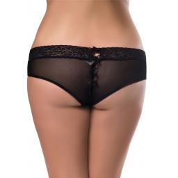 Black Or Red Peek A Boo Knickers