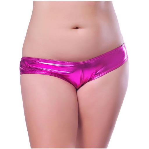 Sexy Pink Metallic Knickers/Shorts
