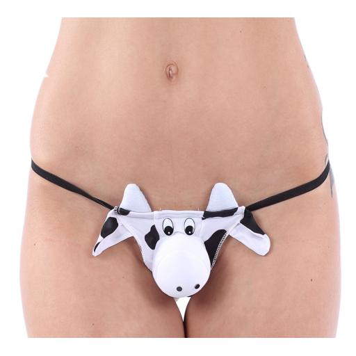 Sexy Cow Novelty Thong