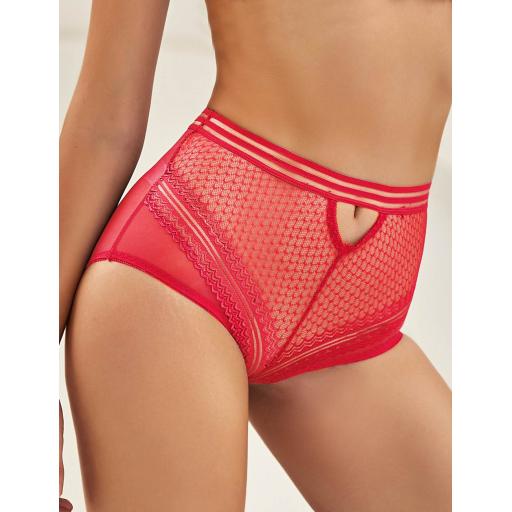 Sexy Black or Red High Waist Knickers