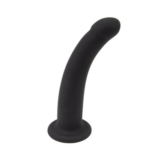 Curved 5 Inch Silicone Dildo with Suction Cup