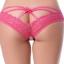 Sexy Pink Or Purple Open Back Lace Knickers Swatch