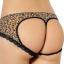 Black, Red or Leopard Print Open Back Cutout Knickers Swatch