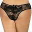 High Rise Crotchless Lace Knickers - Black, Pink or White Swatch
